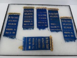 Six Du Page County Soldiers reunion ribbons, 1911 to 1916, 6