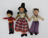 Three Norah Wellings dolls, 9