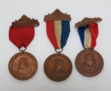 Three GAR Representative medals, 1898, 1899 and 1900