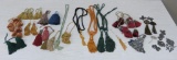 Over 35 tassels and beadwork