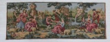 Colorful garden courtship scene tapestry, 20
