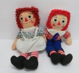 Raggedy Ann and Andy dolls in boxes from Proctor and Gamble, 15