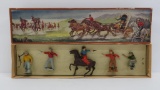 Britains Limited Cowboys boxed set with picture cover, 5 pieces