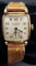 Vintage Bulova Excellency Men's Wristwatch on Leather Band