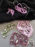 Beaded Necklaces and Earrings