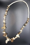 Cotton Wrapped Animal Fetish Necklace
