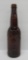 Amber embossed Schlitz bottle 9 1/2