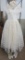 Vintage Wedding Dress, slip, head piece with veil and two pair of wedding shoes