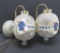 Pair of Pabst Blue Ribbon crystal plastic wall sconces, work, rotating