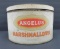 Angelus Marshmallow tin, 5 lb, Cracker Jack Co, 10