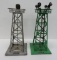 Vintage Lionel #394 Beacon Tower and #395 Floodlight Tower