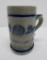 Schlitz stoneware stein, cobalt, Milwaukee, 5