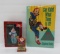 Howdy Doody lot, with book, Carlton Clarabell and Hallmark Howdy Doody