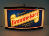 Special Braumeister Milwaukee's Choice light up sign, with box