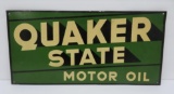 Quaker State Motor OIl metal sign, 9 1/2