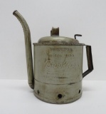 1 1/4 Gallon Brookins oil can, 13 1/2