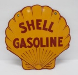 Retro Shell Gasoline sign, heavy metal, 12