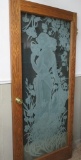 Fantastic Deco Lady Etched Glass Door