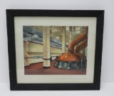 Brimeyer Grellinger & Rose-Milwaukee Arch'ts Schlitz Brewery art framed, 20