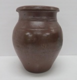 Early redware jar, 9