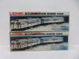 Lionel Amtrak 90 Passenger RDC-1 train cars with boxes, 6-8869 & 6-8870