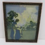 Maxfield Parrish framed print, The Page, 11