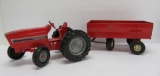 Ertl International Tractor and wagon, 8