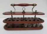 Early communion serving tray, two tier, 15