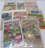 Vintage Dell and Marvel Comic Books with Cracker Jack Ads