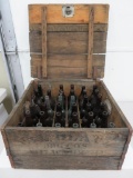 Val Blatz wooden beer crate, lift top, 21