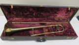 Vintage Trombone Besson with case, 28