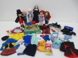 Grouping of Madeline Dolls, Clothes and Play Scenarios
