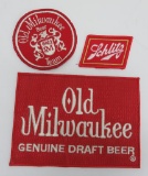 Vintage Old Milwaukee and Schlitz Patches
