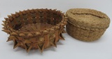 Vintage early woven Baskets