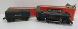 Vintage Lionel 1664 Engine and 1689W Dull Black Tender