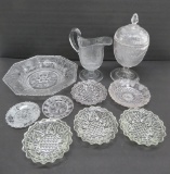 Antique Early American Pattern Glass Grouping
