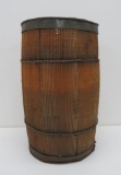 Wooden barrel nail keg, 17