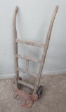 Primitive Railroad type dolly hand cart