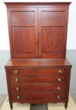 Lovely Two Piece Secretary Desk, period piece