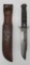 US WWII Fighting knife, Ka-Bar, ground blade, Angelo Cossa soldier