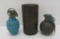 WWII hollow grenade and Vietnam dummy grenade