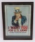 1968 framed recruitment poster, I Want You, 11