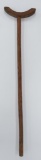 Civil War era wooden crutch, 52 1/2