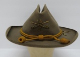 Stetson Cavalry hat, John Loader Dealer, with cord, 14th Cavalry Co F