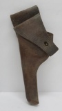 Brown leather 38 cal holster, Rock Island Arsenal 1908 T.O.O., 3rd Cavalry