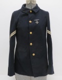 M 1883 Enlisted Fatigue blouse, unlined, sharpshooter medal