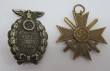 German Merit Cross and SA Rally Badge