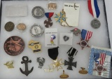 Re issue lot of military pins and commemoratives