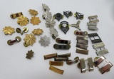 39 Military pins and badges