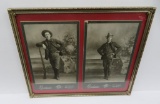 Two framed Spanish American War soldier photos